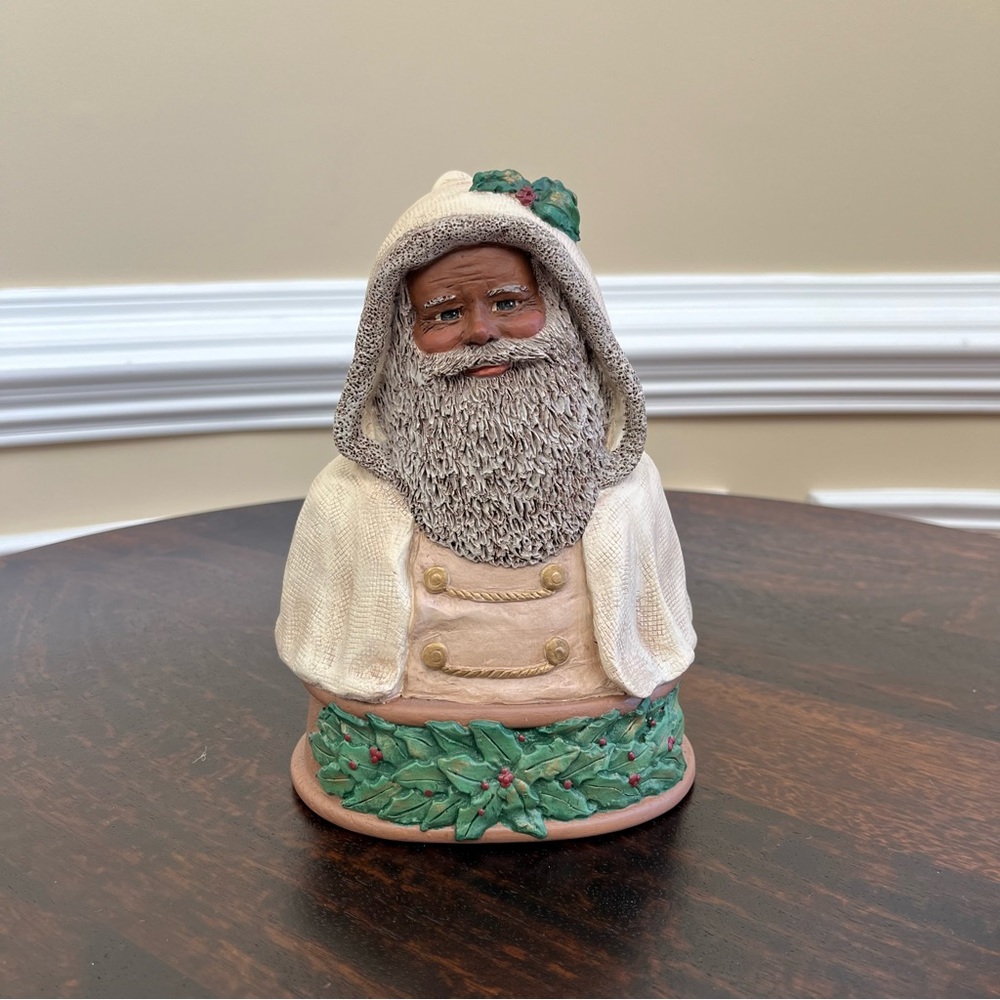 All God’s Children Martha Holcombe African American Father Christmas Bust #1776